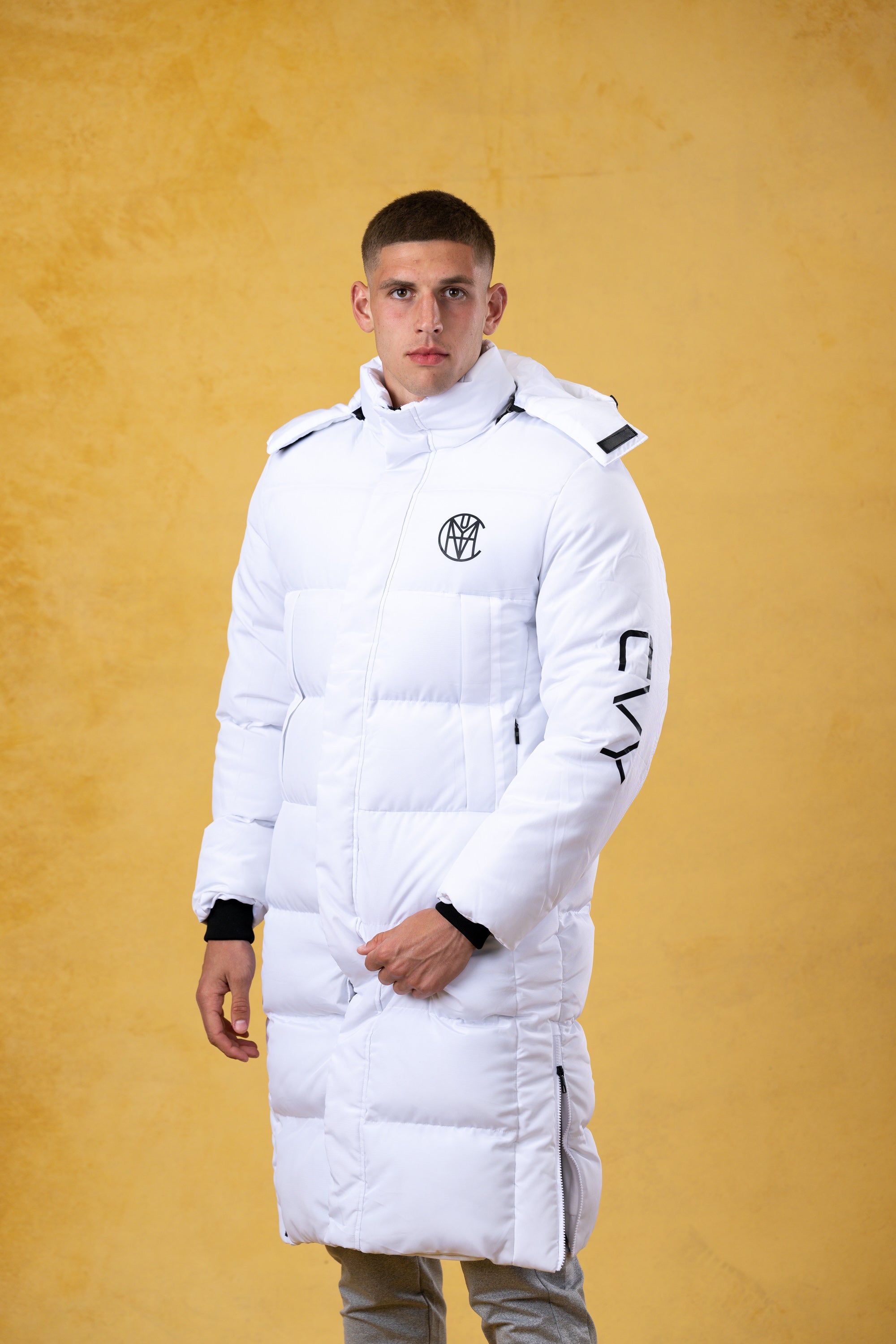 CRKSOLY. Parka de hielo blanca