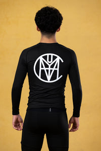 CRKSOLY. Youth Black Compression Shirt