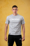 CRKSOLY. Gray Cotton T-Shirt