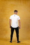 CRKSOLY. White Cotton-Elastic Tee